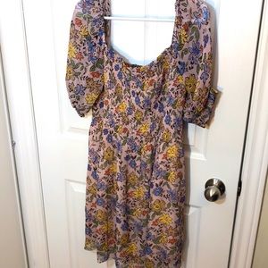 L Velvet Estella floral print dress by Graham & Spencer